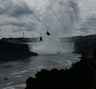 Jake & MaTriX Ziplining over Niagra Falls